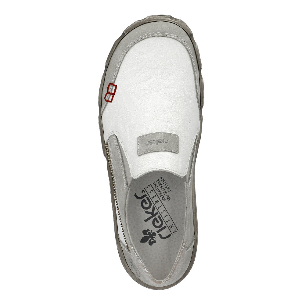 detail Dámské mokasíny RIEKER L0359-80 bílá S4