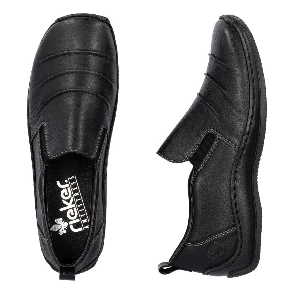 detail Dámské mokasíny RIEKER L1789-00 černá S4