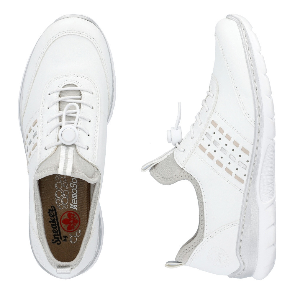 detail Dámské tenisky RIEKER L3259-80 bílá S5