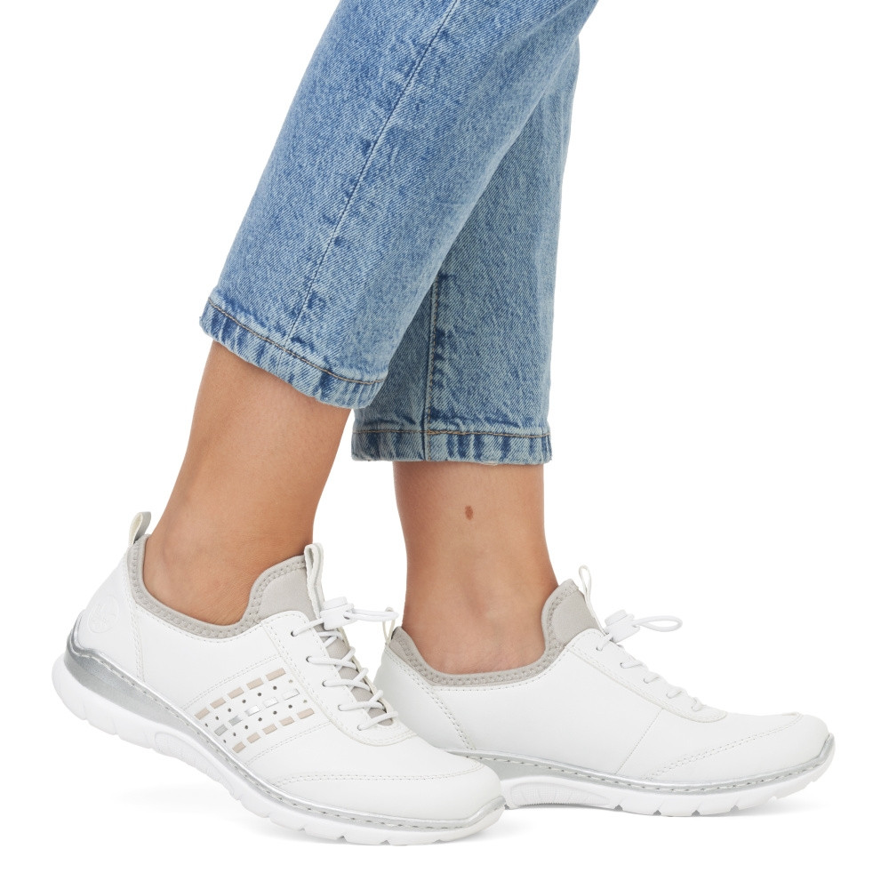 detail Dámské tenisky RIEKER L3259-80 bílá S5