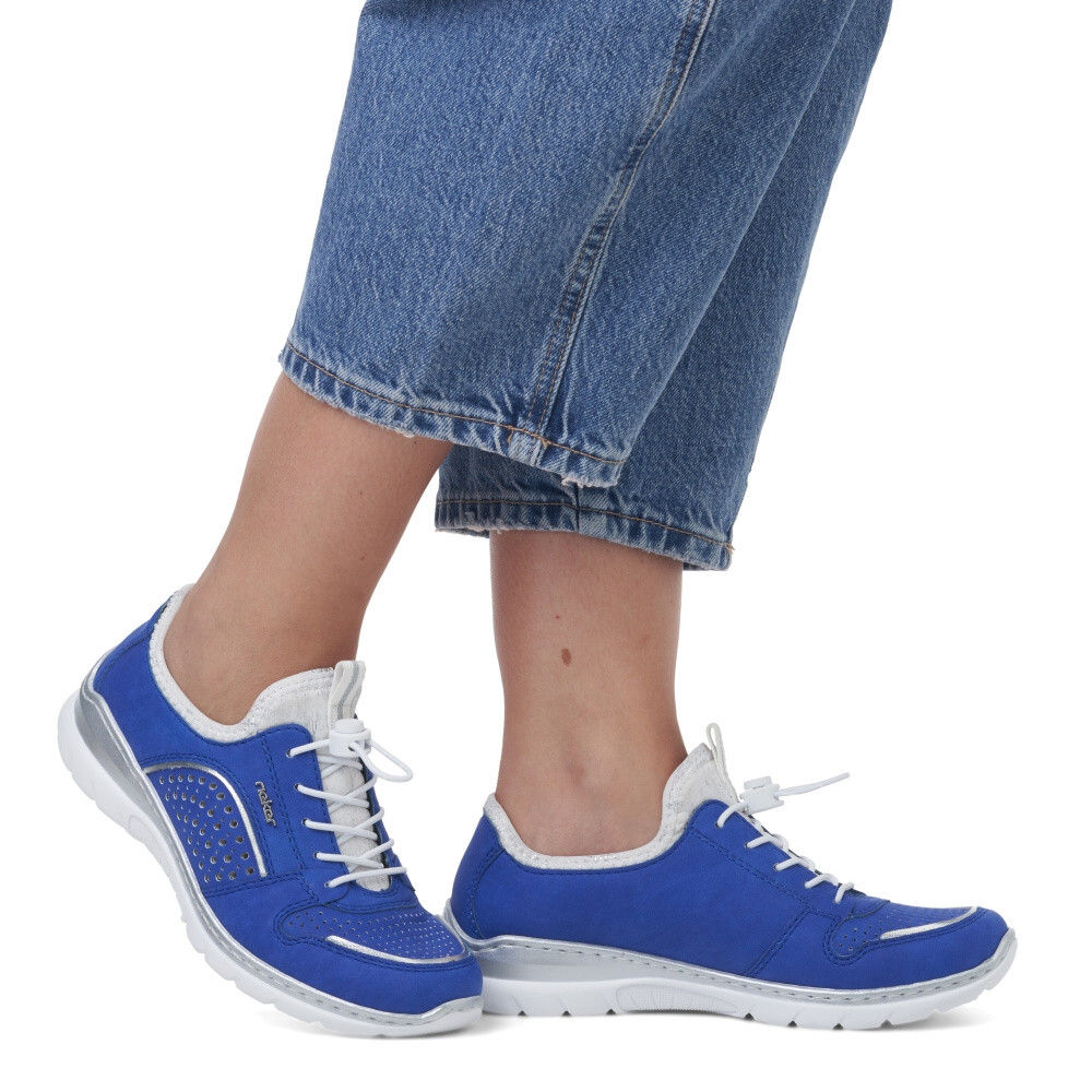 detail Dámské tenisky RIEKER L3293-14 modrá S4