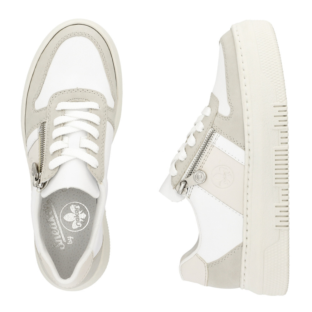 detail Dámské tenisky RIEKER M1909-80 bílá S4