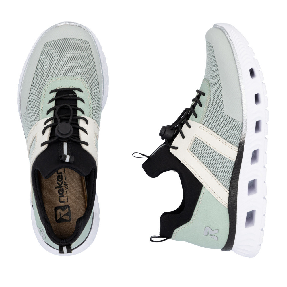 detail Dámské tenisky RIEKER M6061-52 zelená S5