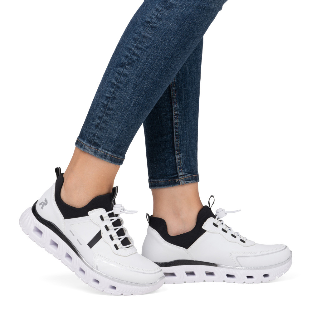 detail Dámske tenisky RIEKER M6062-80 biela W5