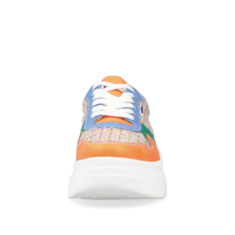 detail Dámské tenisky RIEKER M7812-91 oranžová S4