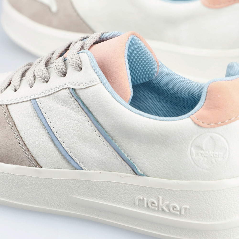detail Dámské tenisky RIEKER M8410-60 béžová S4