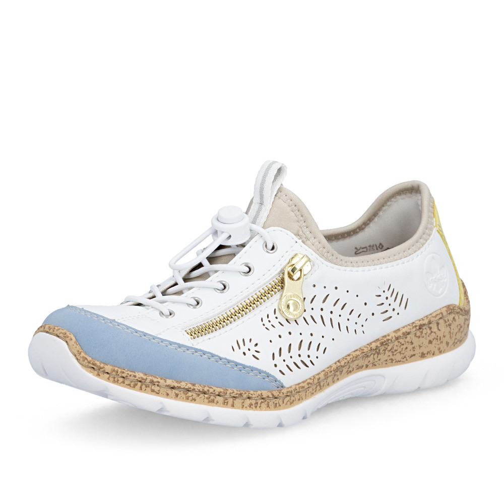 detail Dámské polobotky RIEKER N42K6-80 bílá S6