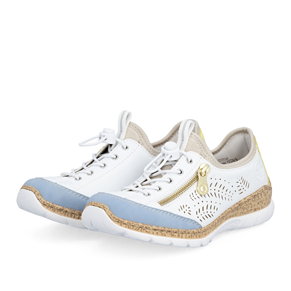 detail Dámské polobotky RIEKER N42K6-80 bílá S6