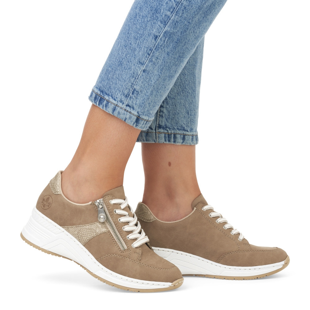 detail Dámské tenisky RIEKER N4319-62 béžová S4