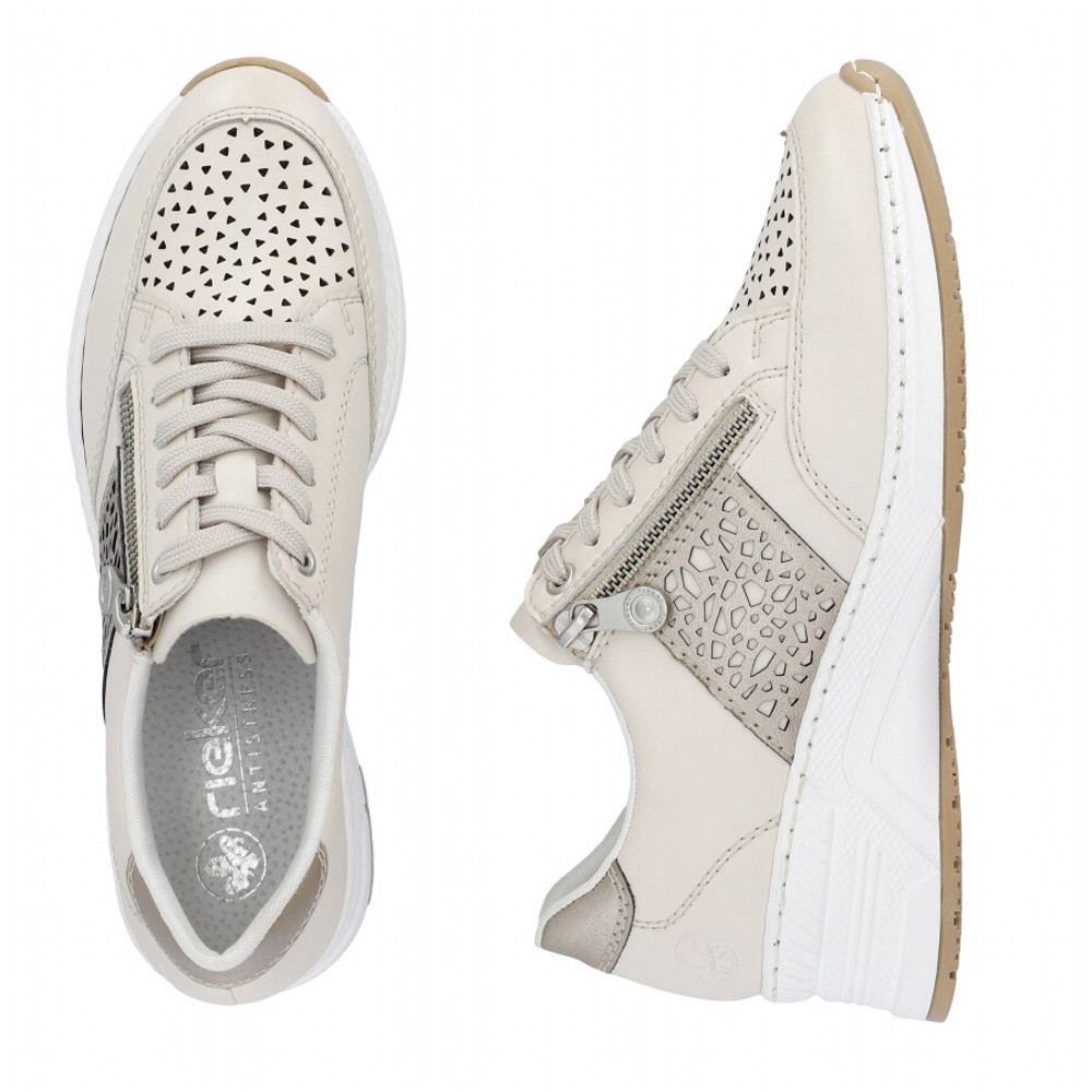 detail Dámské tenisky RIEKER N4344-60 béžová S5