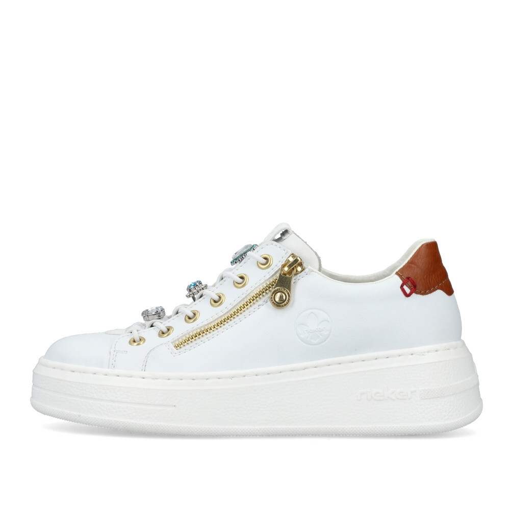 detail Dámske tenisky RIEKER N5452-80 biela S4
