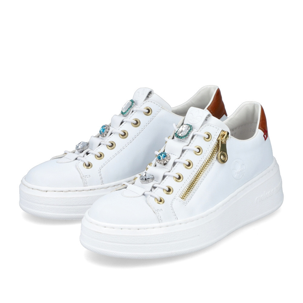 detail Dámske tenisky RIEKER N5452-80 biela S4