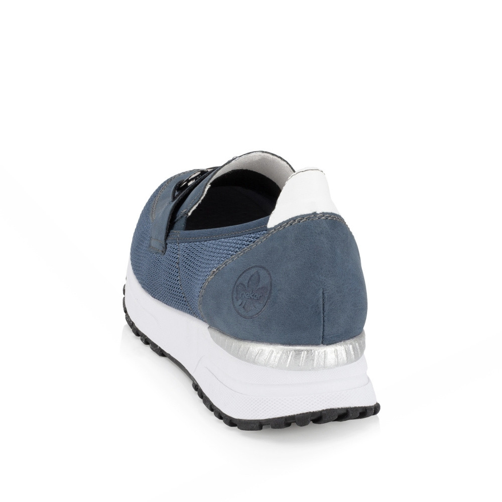 detail Dámske mokasíny RIEKER N7455-14 modrá S4