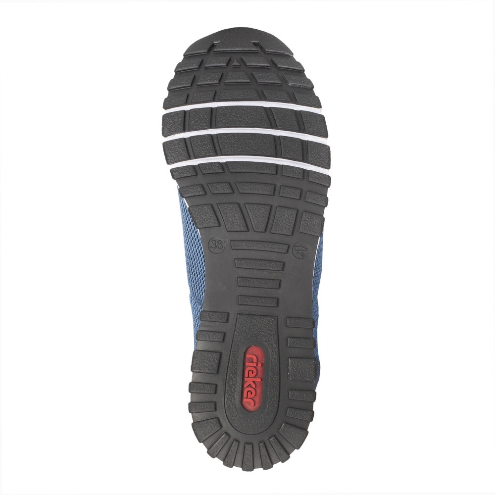 detail Dámske mokasíny RIEKER N7455-14 modrá S4