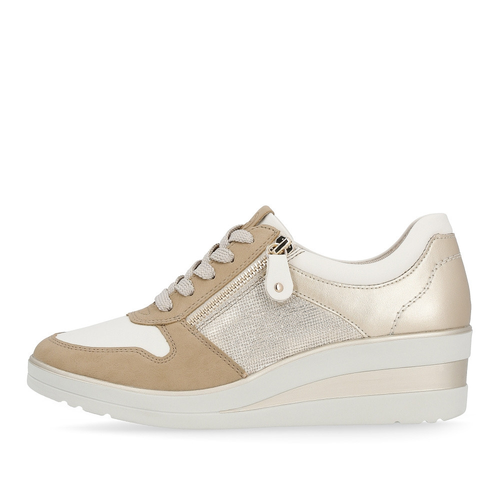 detail Dámské tenisky REMONTE R7213-62 béžová S4