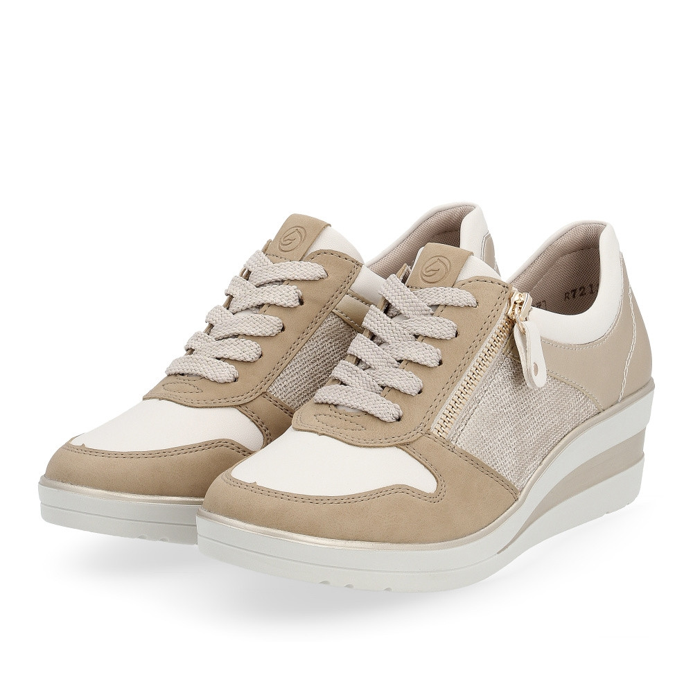 detail Dámské tenisky REMONTE R7213-62 béžová S4