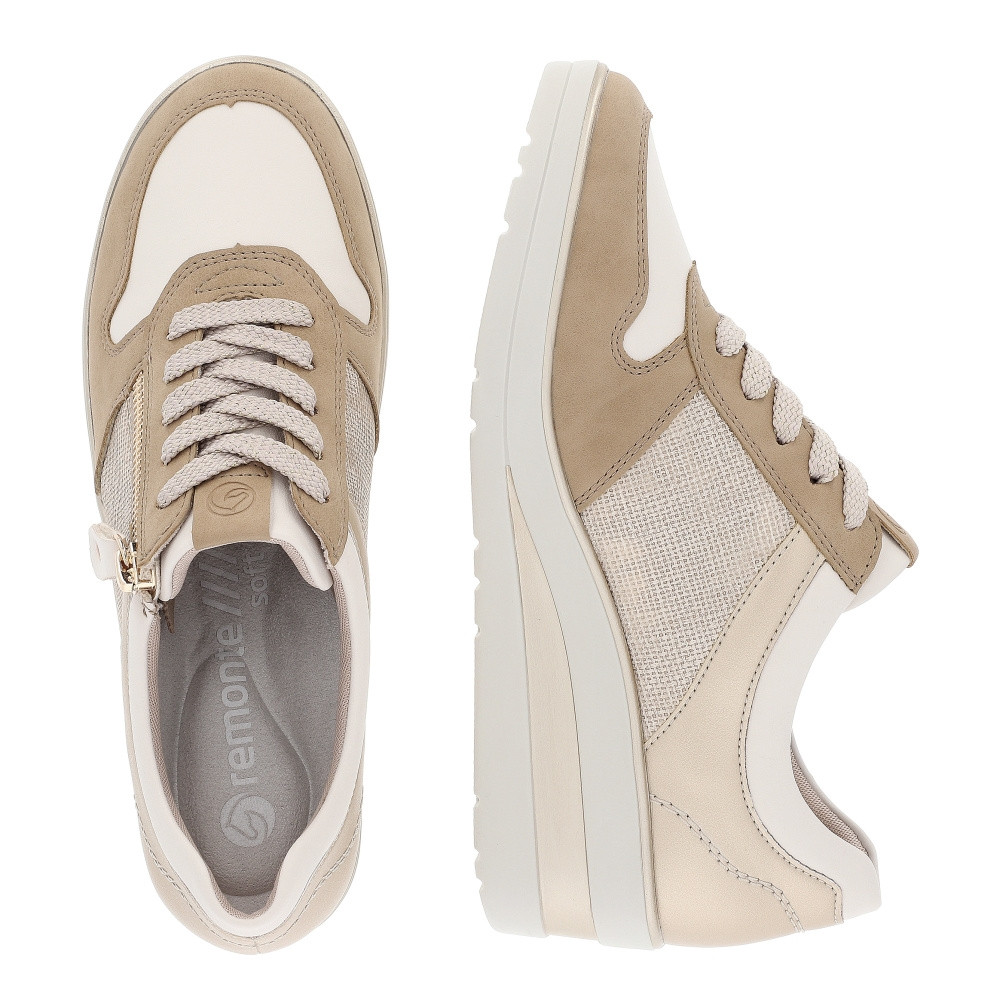 detail Dámské tenisky REMONTE R7213-62 béžová S4