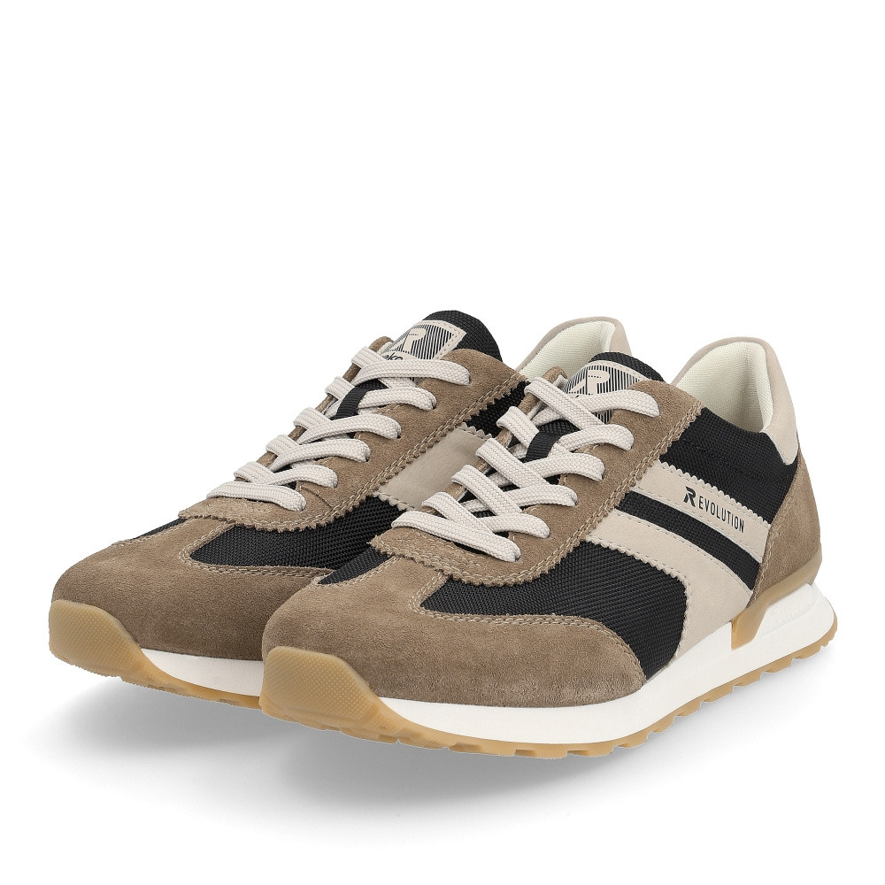 detail Pánské tenisky RIEKER REVOLUTION U0301-64 béžová S4