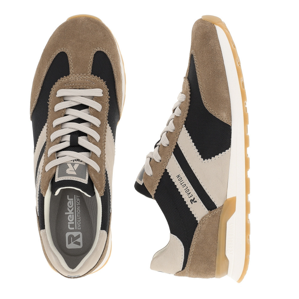 detail Pánské tenisky RIEKER REVOLUTION U0301-64 béžová S4