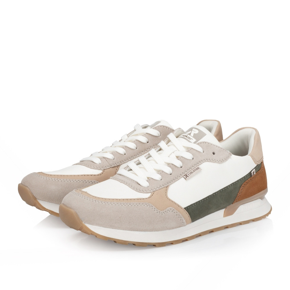 detail Pánské tenisky RIEKER REVOLUTION U0307-80 bílá S4