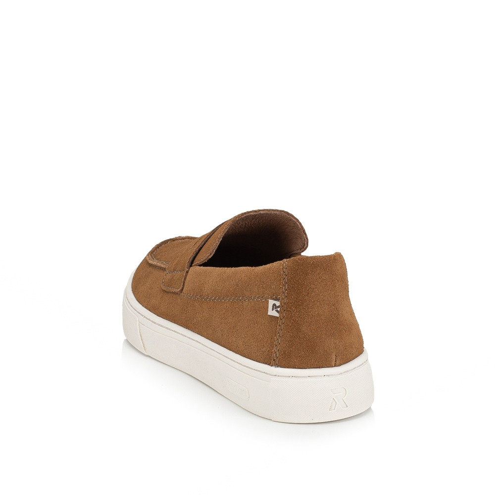 detail Pánské mokasíny RIEKER U0703-22 hnědá S4