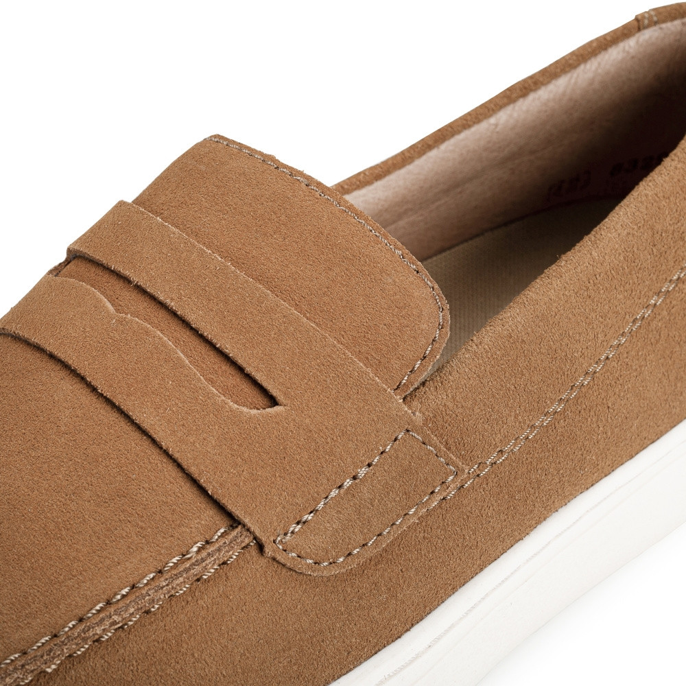 detail Pánské mokasíny RIEKER U0703-22 hnědá S4