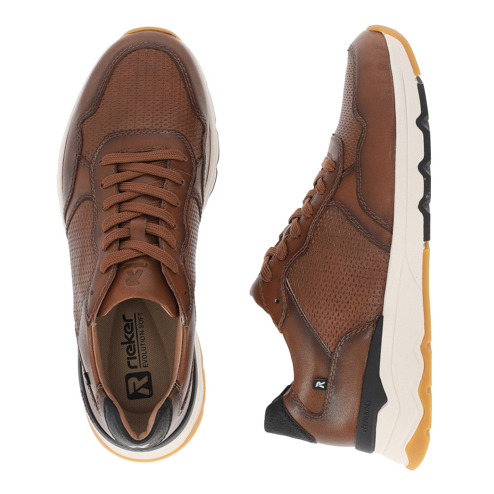 detail Pánské tenisky RIEKER U0900-24 hnědá S4