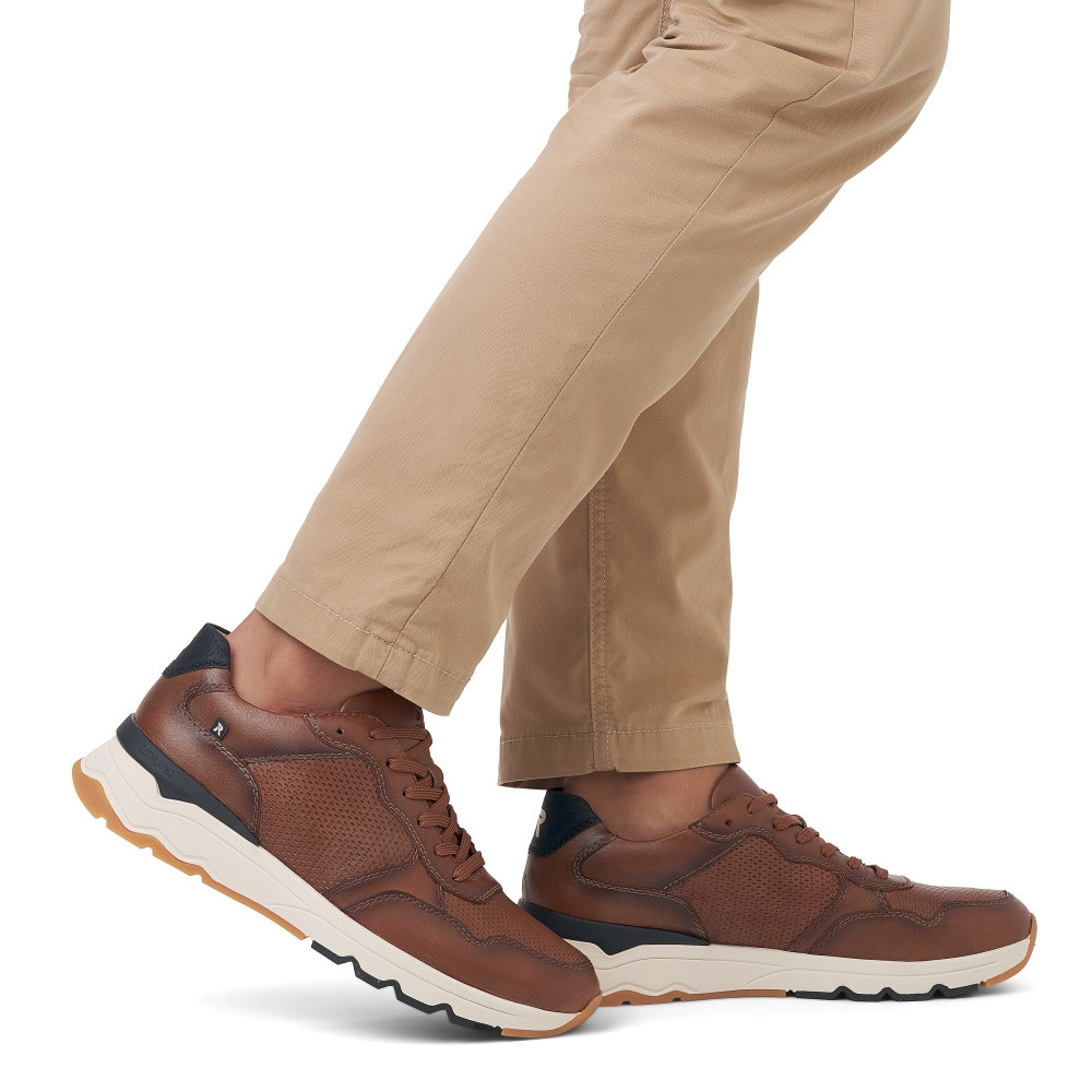 detail Pánské tenisky RIEKER U0900-24 hnědá S4