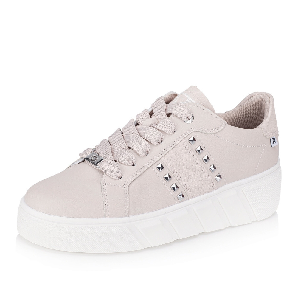 detail Dámské tenisky RIEKER REVOLUTION W0506-31 růžová S4