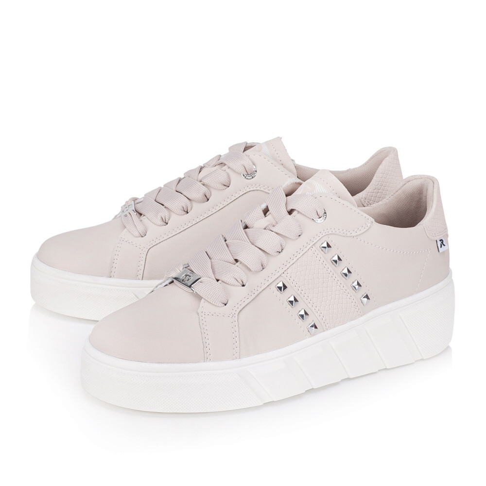 detail Dámské tenisky RIEKER REVOLUTION W0506-31 růžová S4