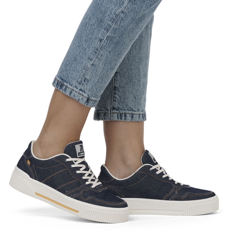 detail Dámske tenisky RIEKER REVOLUTION W0706-14 modrá S4