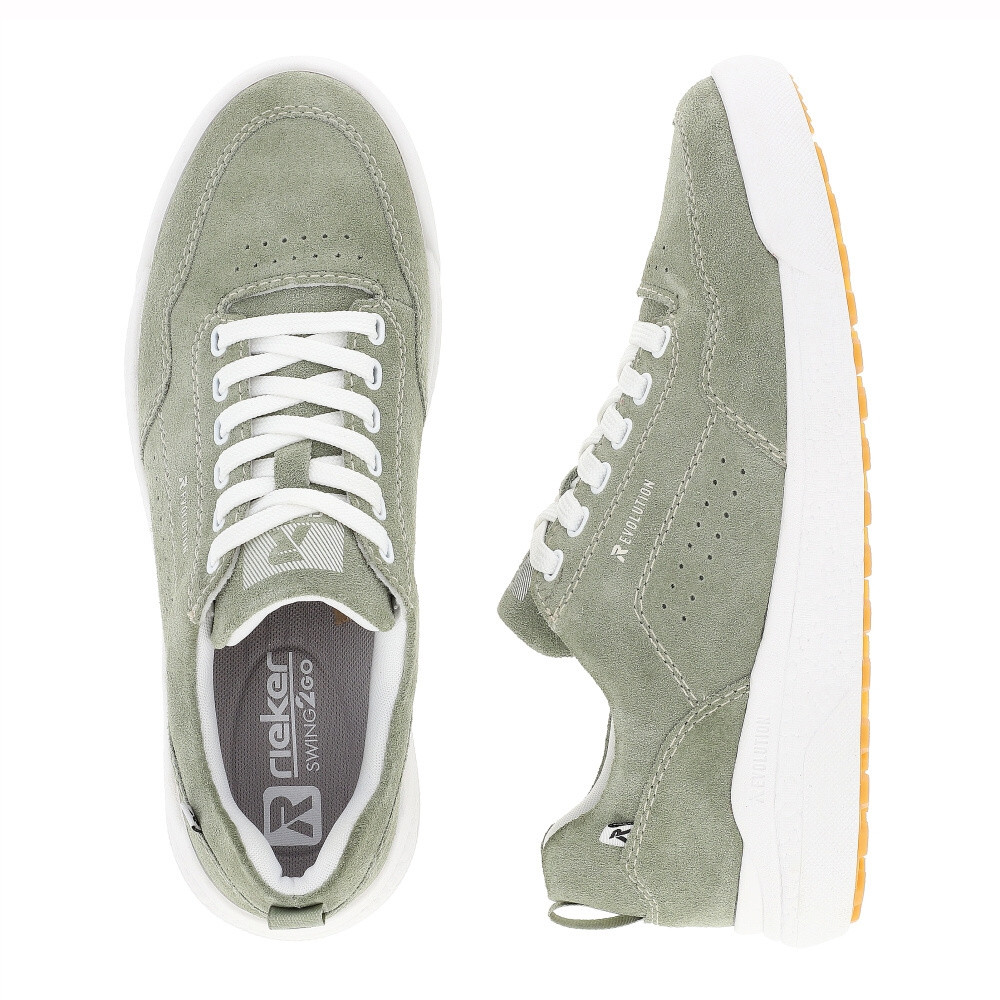 detail Dámské tenisky RIEKER W1101-52 zelená S4