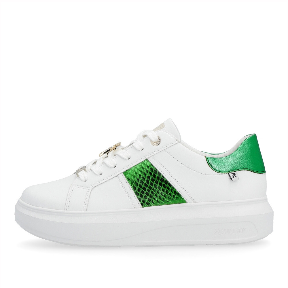 detail Dámské tenisky RIEKER W1202-81 bílá S4