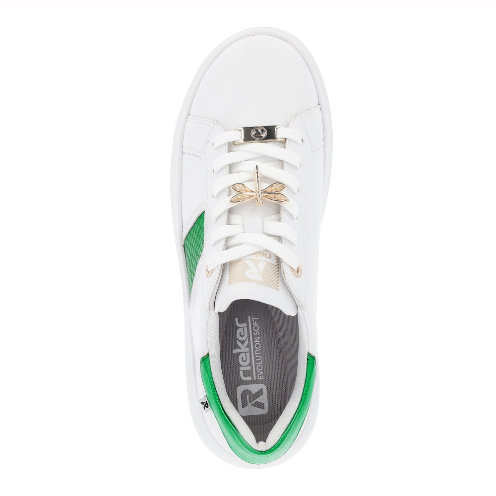 detail Dámské tenisky RIEKER W1202-81 bílá S4