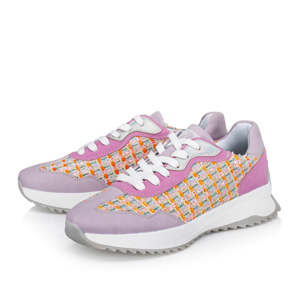 detail Dámské tenisky RIEKER W1300-90 fialová S4