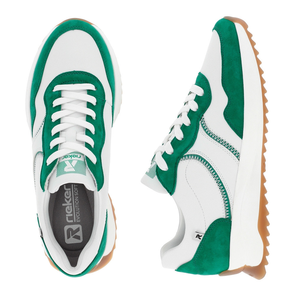 detail Dámské tenisky RIEKER REVOLUTION W1302-80 bílá S4