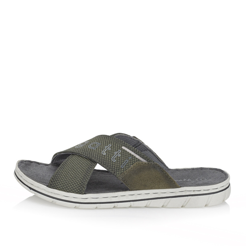 detail Pánské nazouváky BUGATTI AEV80-7100 zelená S4