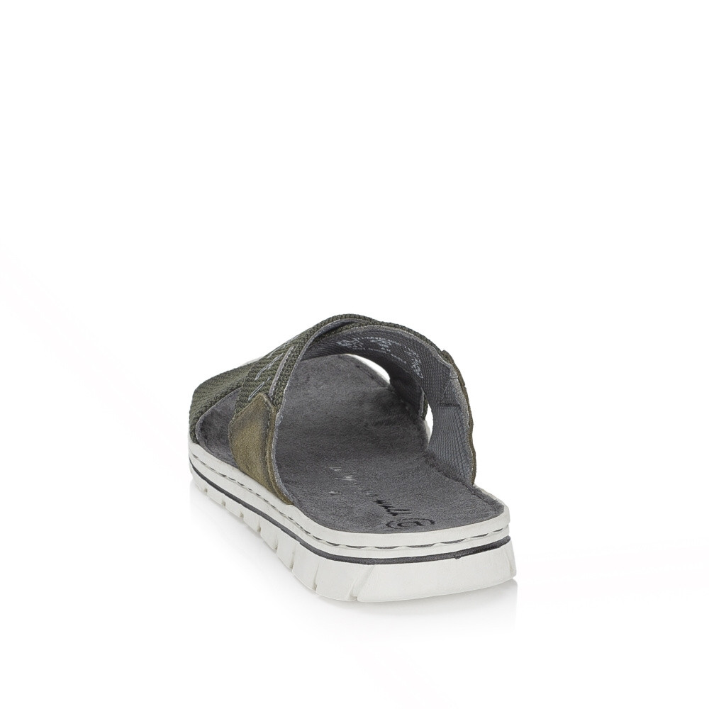 detail Pánské nazouváky BUGATTI AEV80-7100 zelená S4