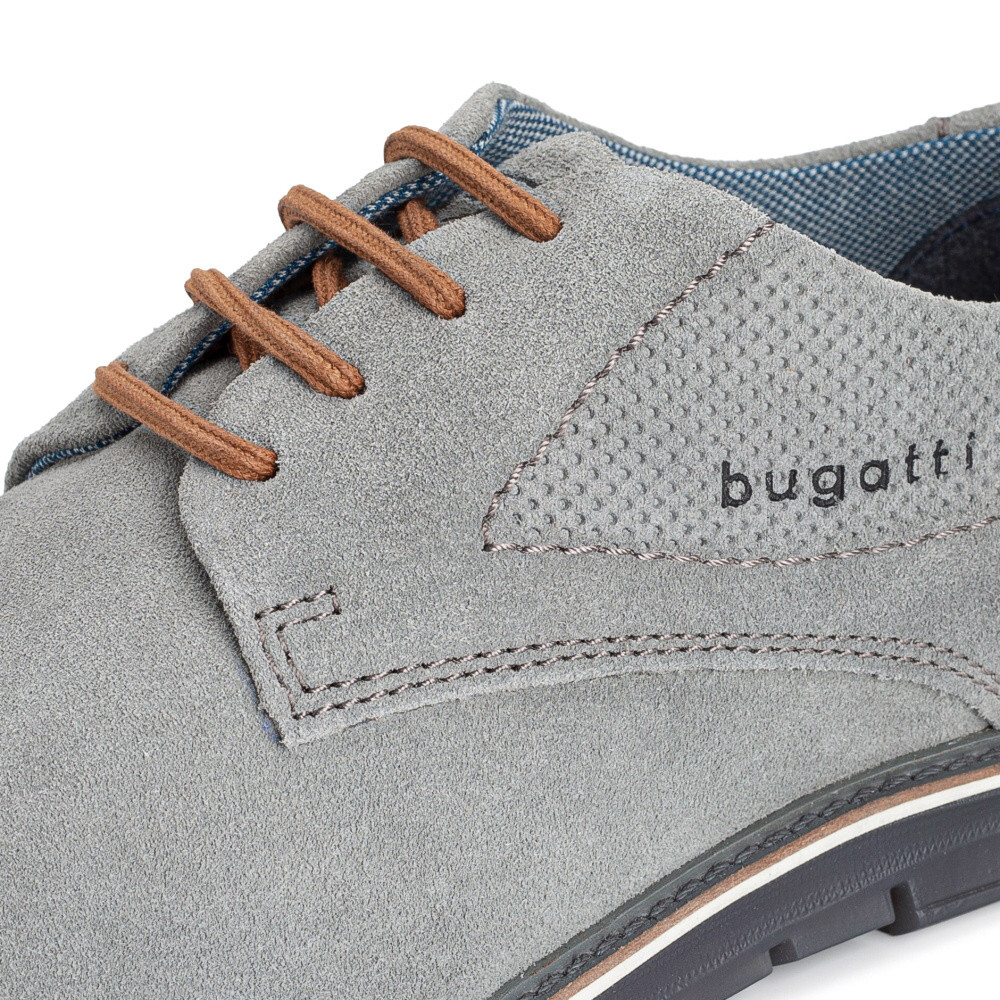 detail Pánské polobotky BUGATTI 9711K-1500 šedá S5