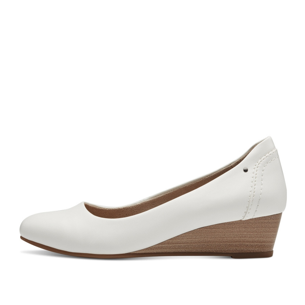 detail Dámské lodičky JANA 22376-42-100 bílá S4