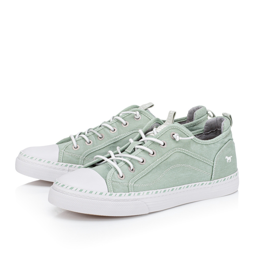 detail Dámské tenisky MUSTANG 1376308-750 zelená S5