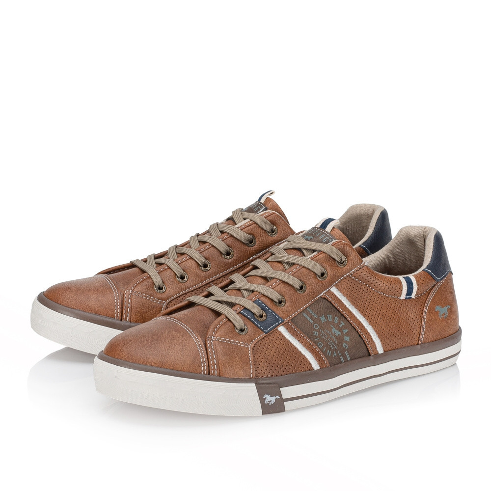 detail Pánské tenisky MUSTANG 4072317-307 hnědá S5