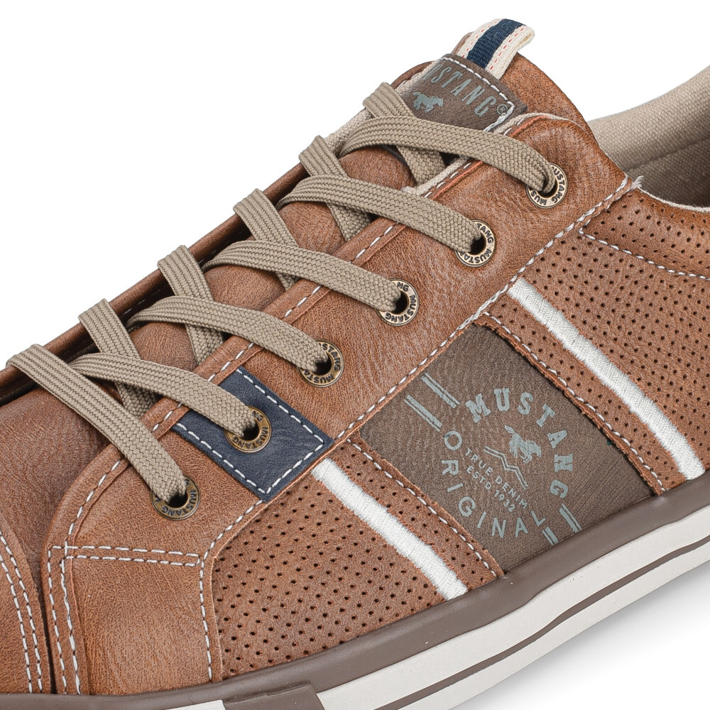 detail Pánské tenisky MUSTANG 4072317-307 hnědá S5