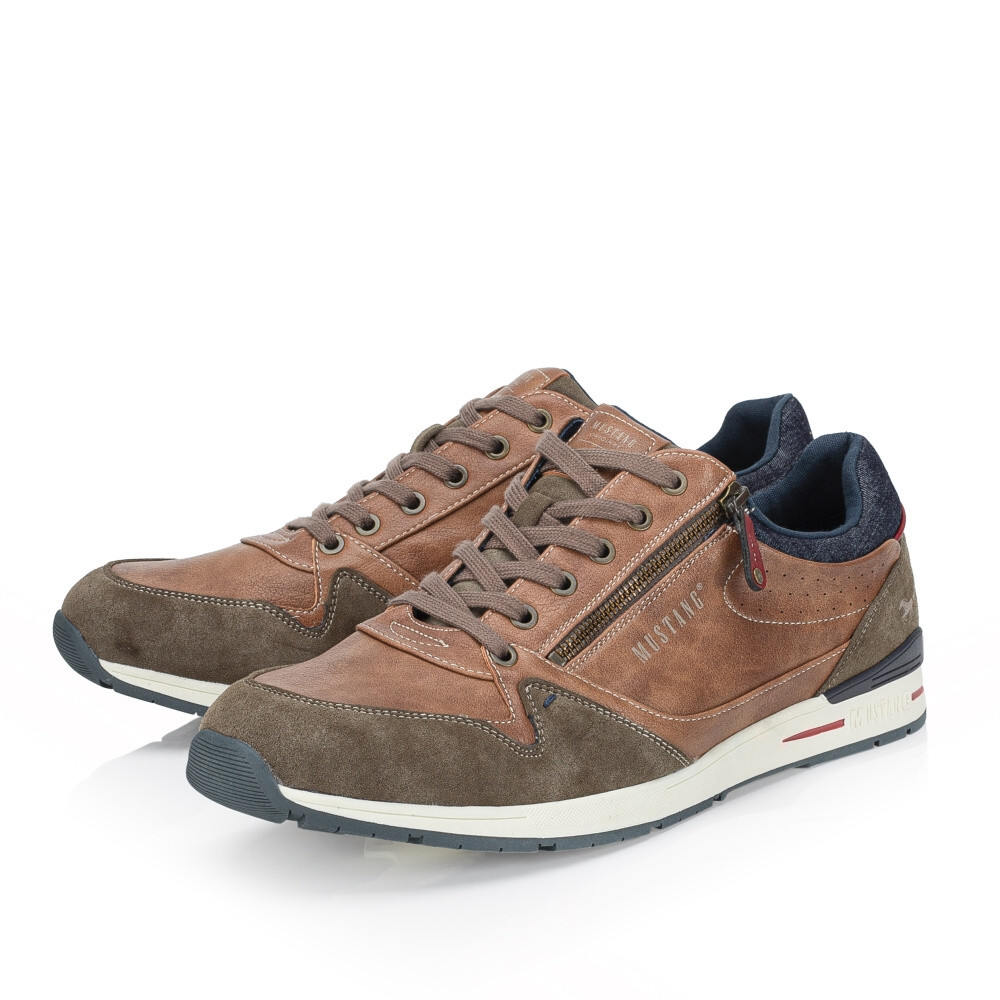 detail Pánské polobotky MUSTANG 4154313-333 hnědá S5