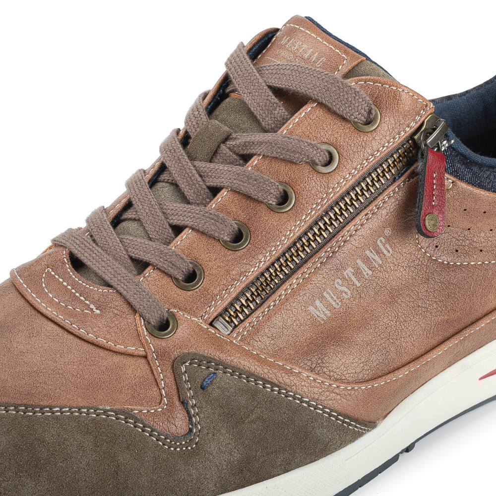 detail Pánské polobotky MUSTANG 4154313-333 hnědá S5