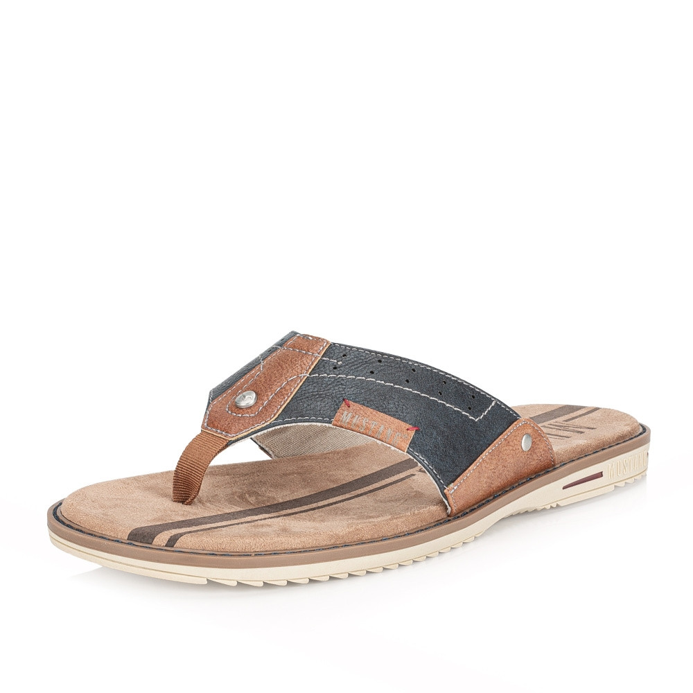 detail Pánské žabky MUSTANG 4152708-820 modrá S5