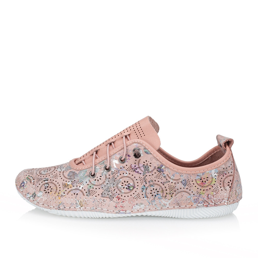 detail Dámské polobotky IBERIUS 032-654-5 růžová S4