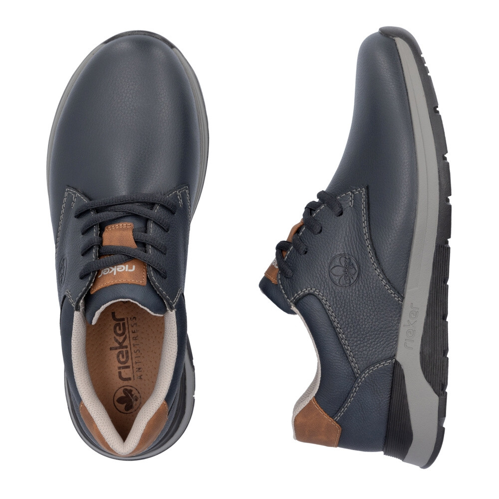 detail Pánské polobotky RIEKER 39613-14 modrá W4