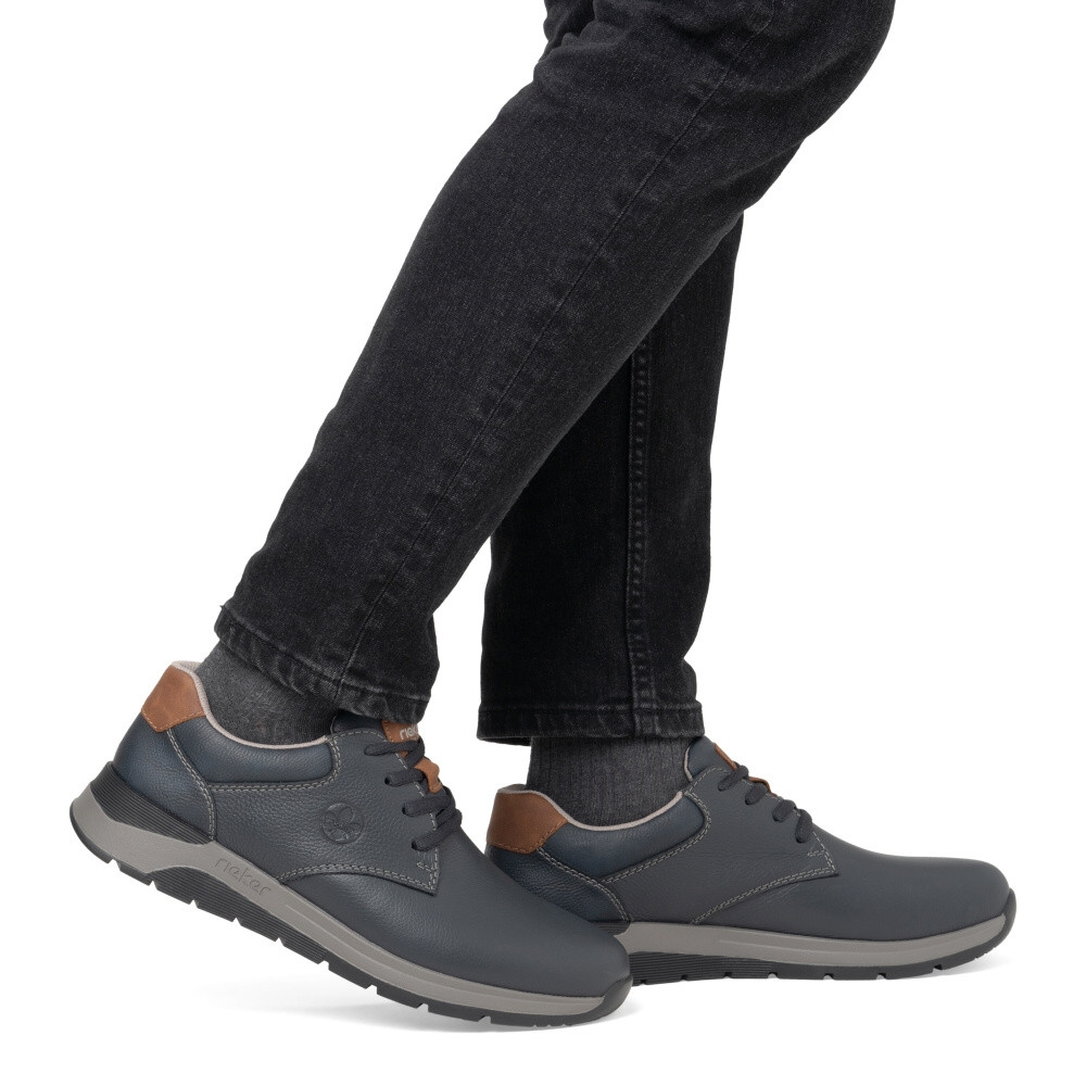 detail Pánské polobotky RIEKER 39613-14 modrá W4