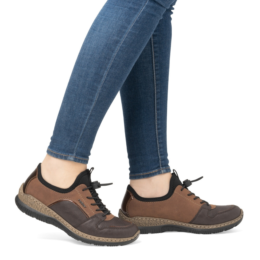 detail Dámske tenisky RIEKER N3294-25 hnedá W4